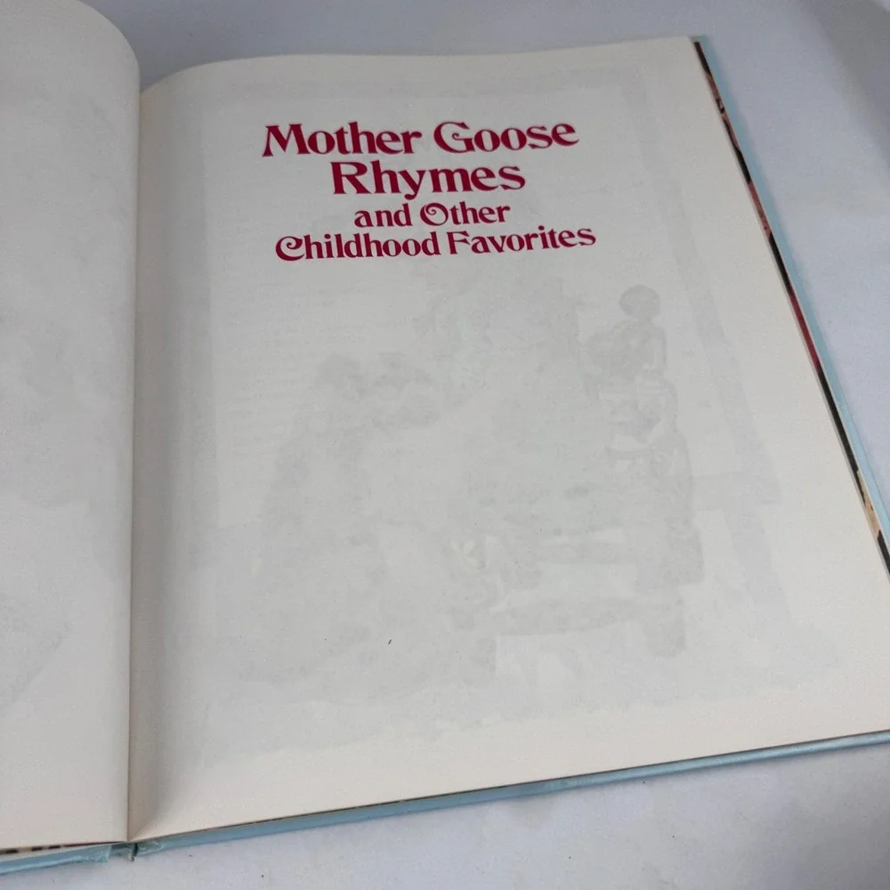 Mother Goose Rhymes and Other Childhood Favorites Hardback Book Marigold Press
